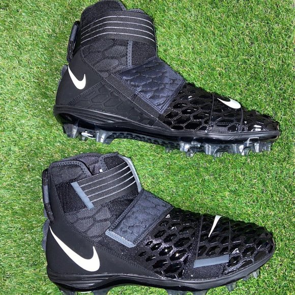 Nike Force Savage Elite 2 Football Cleats Black White AH3999-001 Men Size NEW main image 2